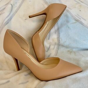NEW Jessica Simpson Tan Nude Pointed-Toe Stiletto Pumps Size 7.5